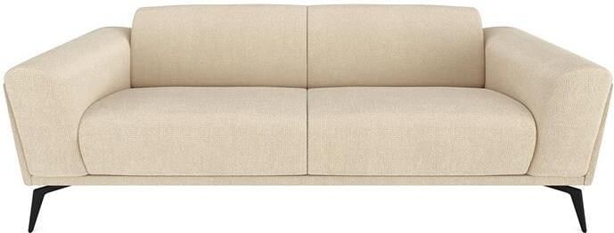 SIA Home 3-zitsbank in beige geweven stof 220cm
