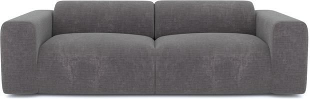 SIA Home 4-zits fluwelen bank met grijs patroon