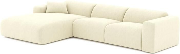 SIA Home Bank links hoek corduroy crème 280cm