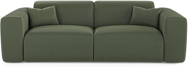 SIA Home Express slaapbank dunlopillo 140cm olijf groen weefsel stof