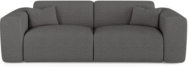 SIA Home Express slaapbank dunlopillo 140cm bouclette grafiet grijs