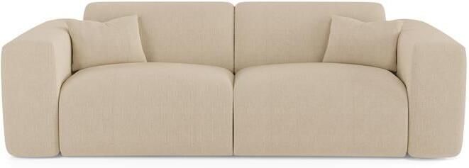 SIA Home Express slaapbank dunlopillo 160cm corduroy beige