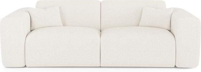 SIA Home Express slaapbank dunlopillo 140cm stof bouclette crème