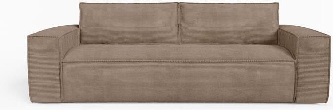 SIA Home Express slaapbank dunlopillo corduroy taupe 160cm