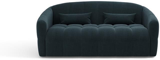 SIA Home Express slaapbank dunlopillo pauwblauw fluweel 160cm