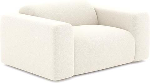 SIA Home Fauteuil in crème bouclette stof