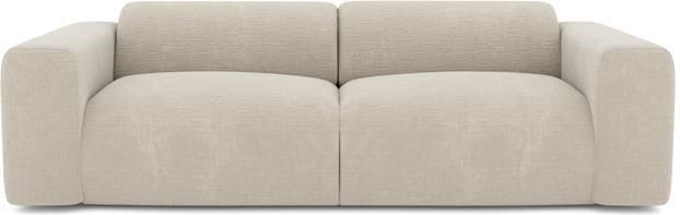 SIA Home Fluwelen 3-zitsbank met beige patroon