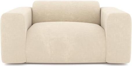 SIA Home Fluwelen fauteuil met crèmepatroon