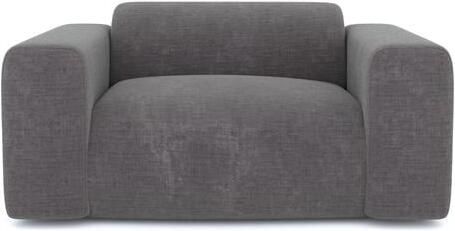 SIA Home Fluwelen fauteuil met grijs patroon