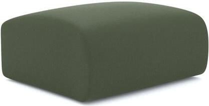 SIA Home Olijfgroene geweven poef