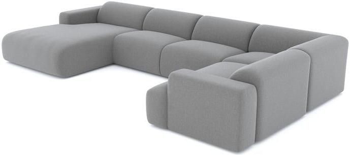 SIA Home Panorama bank links lichtgrijs geweven stof 354cm