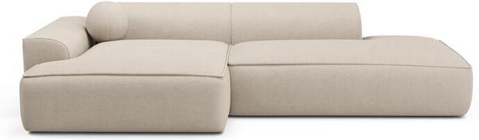 SIA Home Sofa linkerhoek stof crème 260cm