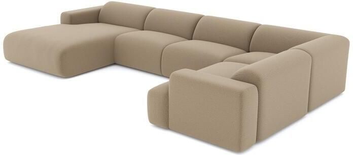 SIA Home XXL taupe panorama bank linker hoek 354cm