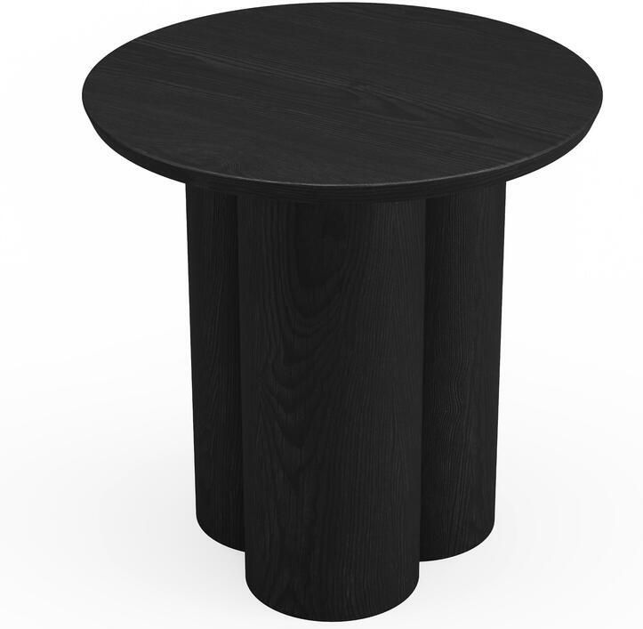 SIA Home Zwarte houten salontafel met 45 cm blad