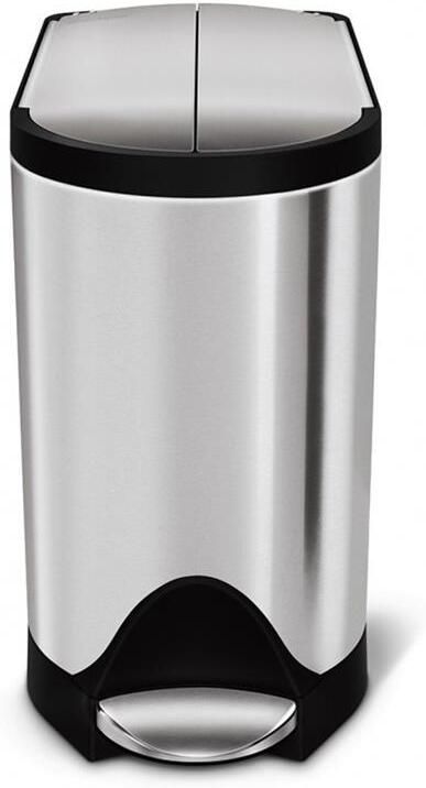 Simplehuman Butterfly Pedaalemmer 10 Liter Vingerafdrukvrij
