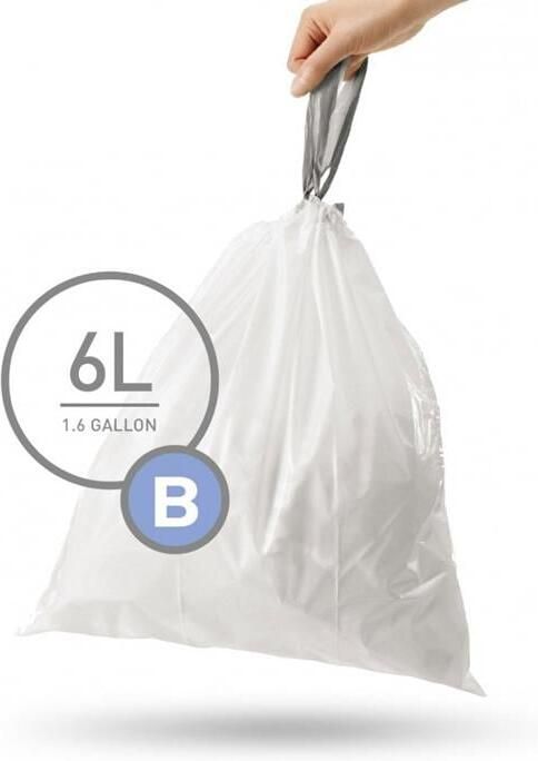 Simplehuman Code B Afvalzakken 6 Liter 30 zakken