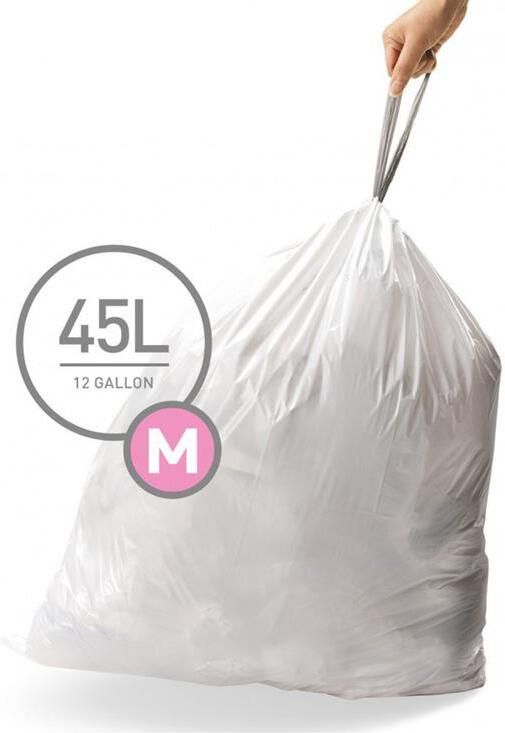 Simplehuman Code M Afvalzakken 45 Liter 20 zakken