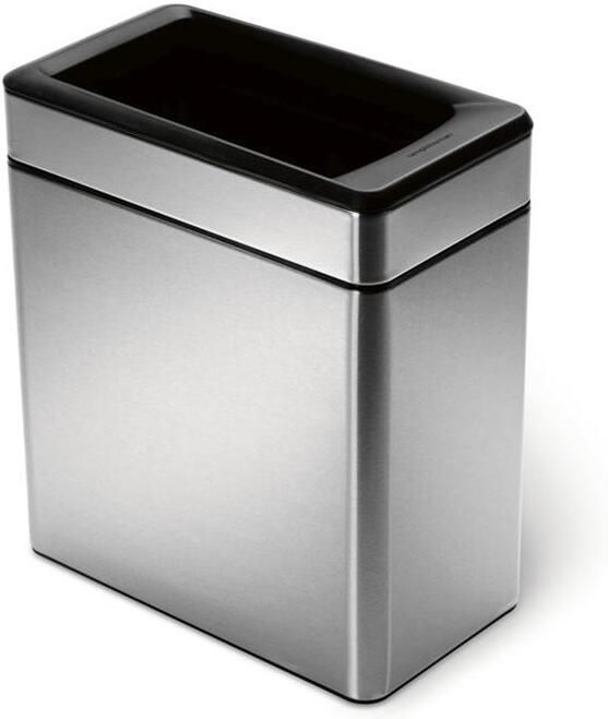 Simplehuman Profile Open Can Afvalemmer 10 L
