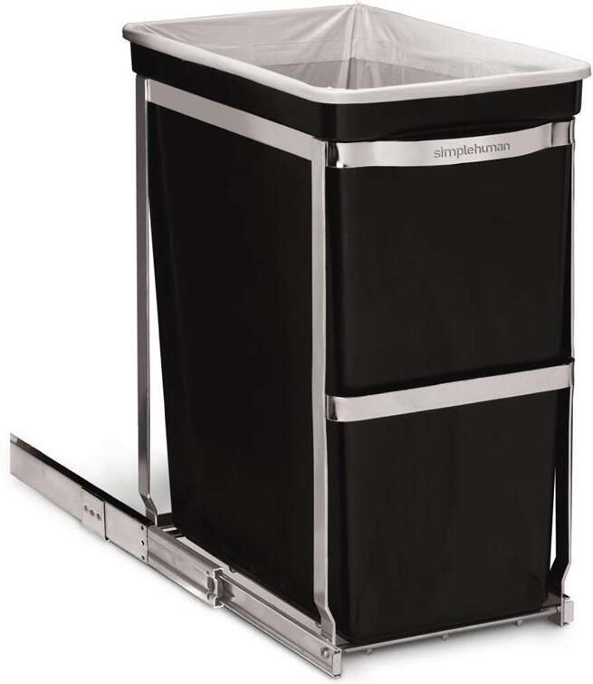 Simplehuman Pull Out Inbouwafvalemmer 30 Liter