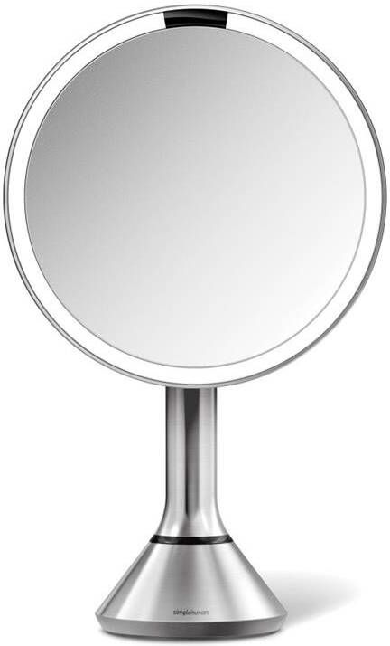 Simplehuman Spiegel met Sensor Rond 5x Vergroting Zilver Simple