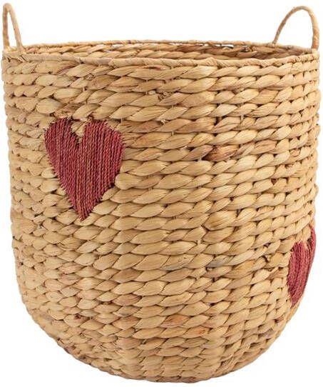 Sissy-Boy Mand van hyacinth met rode ingeweven hartjes large