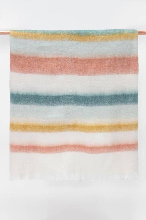 Sissy-Boy Multicolour gestreepte deken (130x180 cm)