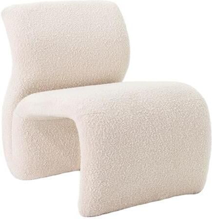 Sissy-Boy Ecru boucle lounge chair