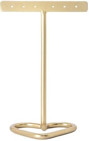 Sissy-Boy Goudkleurige oorbellenhouder met hart