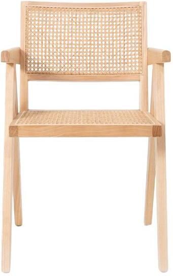 Sissy-Boy Houten eetkamerstoel rotan