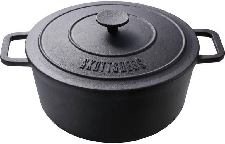 Skottsberg Braadpan Cast Iron 28 cm 5.5 l Zwart Gietijzer