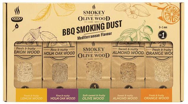 Smokey Olive Wood Giftbox rookmot