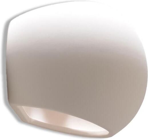 Sollux Wandlamp Globe E27 gips wit