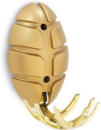 Spinder Design Bug Wandkapstok met Metalen Haak Goud