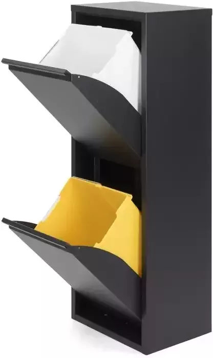 Spinder Design Gigi Afvalemmer 1 8L B 34 cm Zwart
