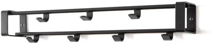 Spinder Design Rex 1- Wandkapstok met 7 haken 60x11 5x10 cm Zwart - Foto 4