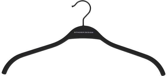 Spinder Design Rosa Kledinghanger 5 st. Zwart