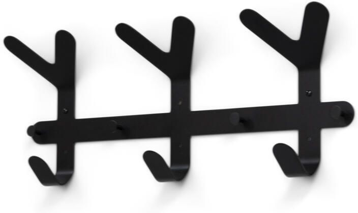 Spinder Design kapstok Frondo Zwart 9 haken Staal - Foto 2