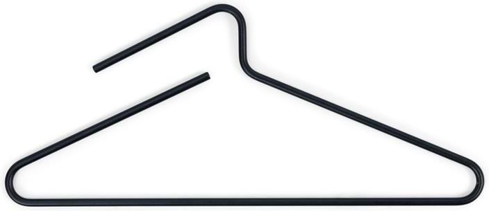 Spinder Design HANG-ON kledinghangers (set van 5 stuks) Zwart