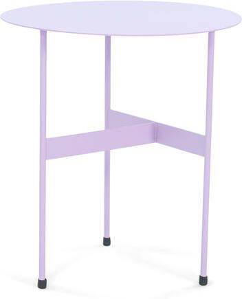 Spinder Design bijzettafel Mira High Soft Lilac Ø 45 Staal - Foto 2