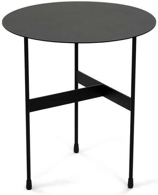 Spinder Design bijzettafel Mira High Zwart Ø45 Staal - Foto 2