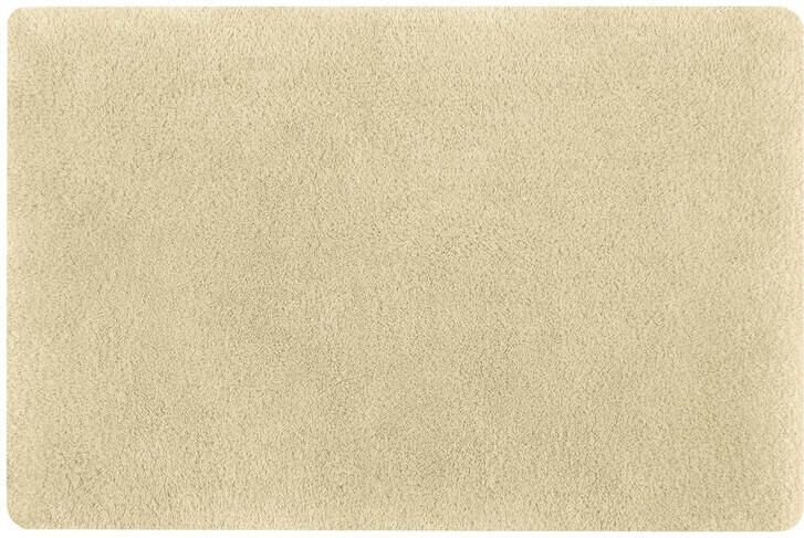 Spirella badkamer vloerkleed|tapijt hoogpolig beige 50 x 80 cm