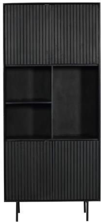 Vakkenkast Juul 200 cm Vakkenkast industrieel Vakkenkast zwart - Foto 3