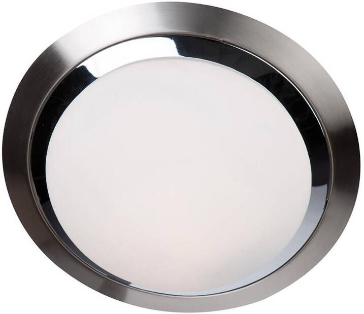 Steinhauer Plafondlamp ceiling and wall IP44 LED 1366st staal