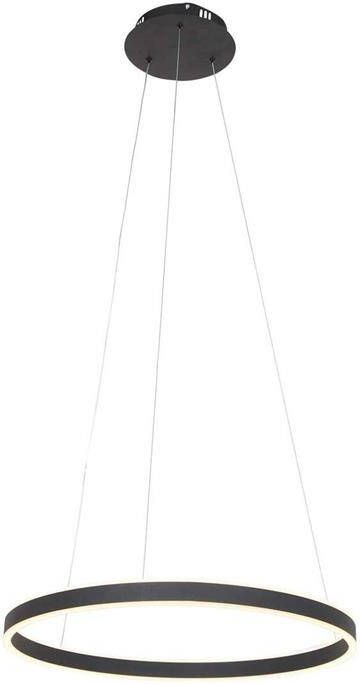 Steinhauer Ringlux hanglamp ø 60 cm In hoogte verstelbaar Ingebouwd (LED) zwart - Foto 2