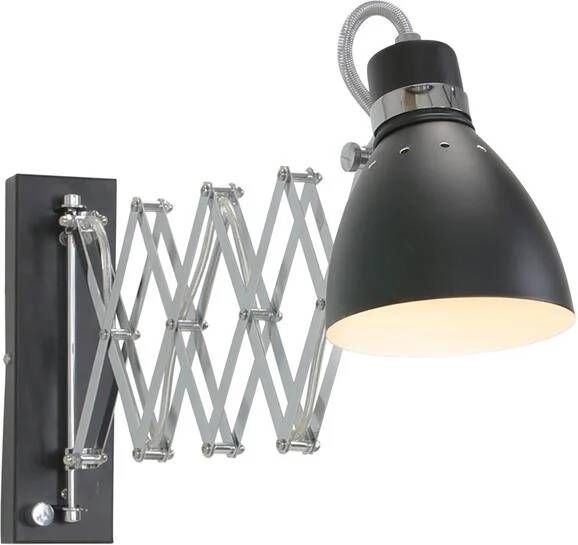 Steinhauer Lightning moderne wandlamp 1-l. Scharnier zwart - Foto 2