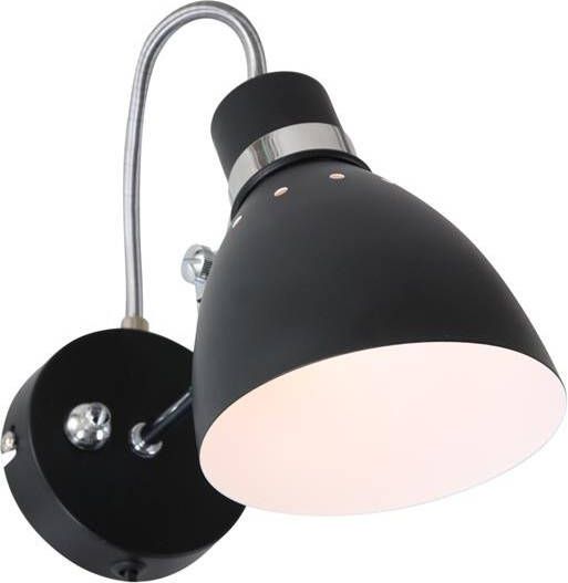 Steinhauer Lightning moderne wandlamp 1-l. Refl. zwart - Foto 2