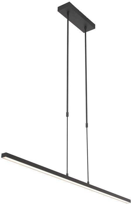 Steinhauer hanglamp Bande zwart kunststof metaal design lamp LED 3319ZW - Foto 2