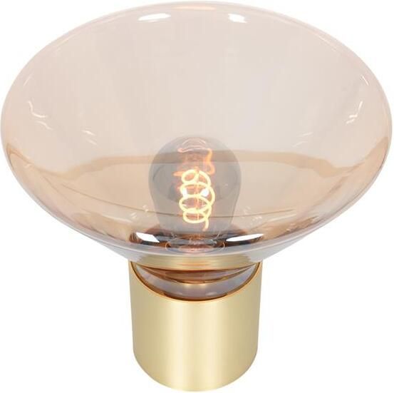 Steinhauer tafellamp Ambiance amberkleurig metaal 26 cm E27 fitting 3401ME - Foto 2