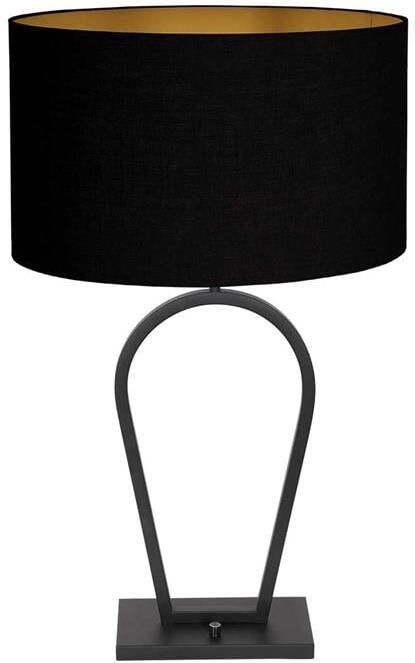 Steinhauer tafellamp Stang zwart metaal 40 cm E27 fitting 3973ZW