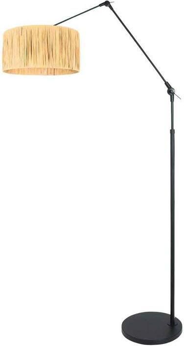 Steinhauer vloerlamp Prestige Chic zwart gras metaal schemerlamp E27 3793ZW